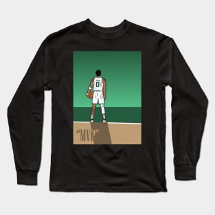 Jayson Tatum MVP Chants Long Sleeve T-Shirt